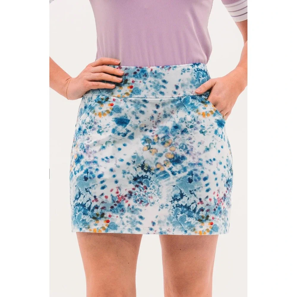 Foray Golf Skort Pull On Athletic Blue‎ Multicolor Pockets XS